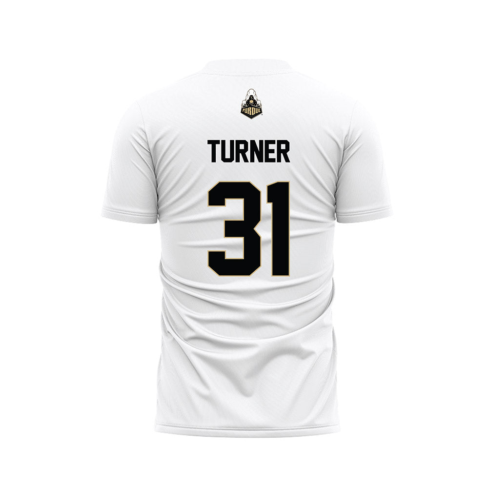 Purdue - NCAA Women's Soccer : Allyssa Turner - White Soccer Jersey-1