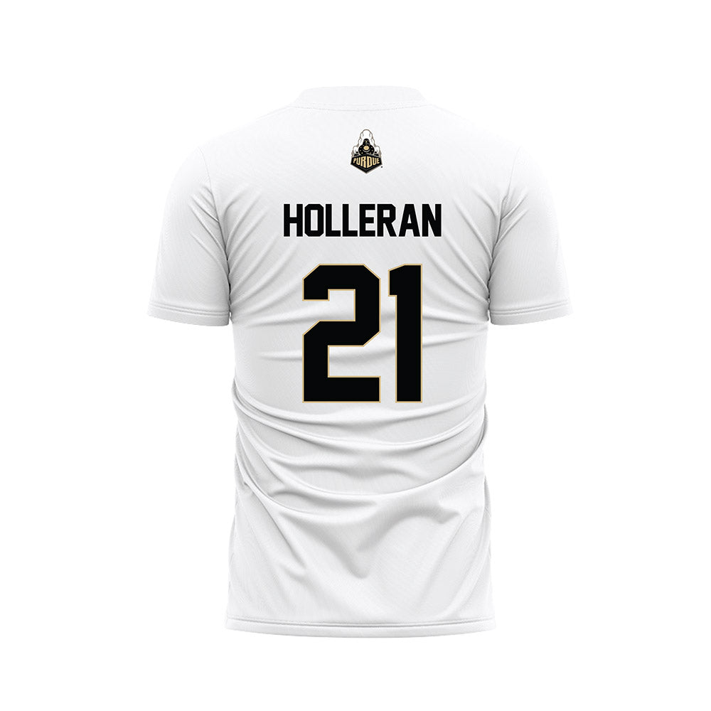 Purdue - NCAA Women's Soccer : Lauren Holleran - White Soccer Jersey-1