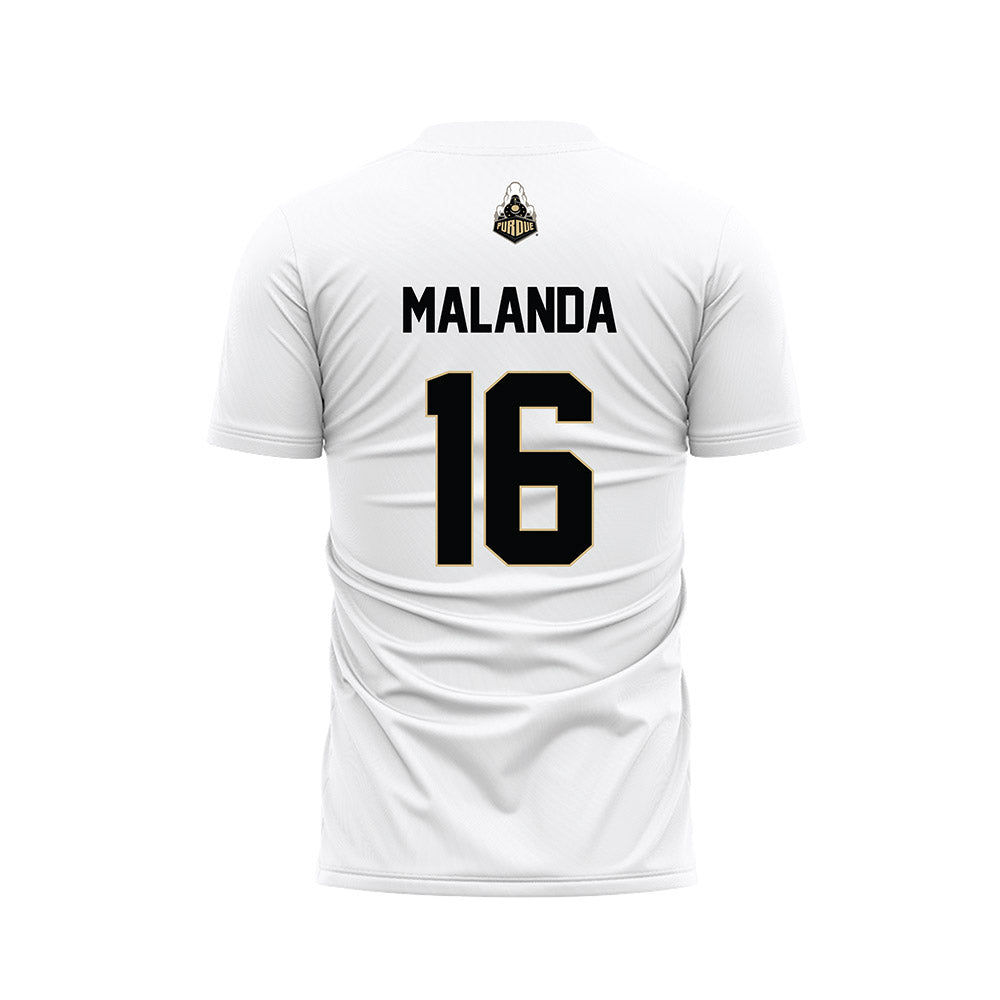 Purdue - NCAA Women's Soccer : Jayme Malanda - White Soccer Jersey-1