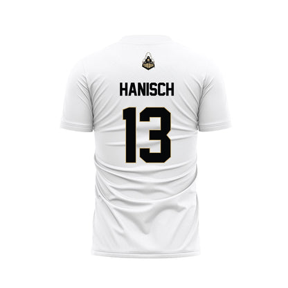 Purdue - NCAA Women's Soccer : bianca hanisch - White Soccer Jersey-1