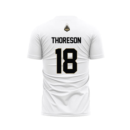 Purdue - NCAA Women's Soccer : Angelina Thoreson - White Soccer Jersey-1