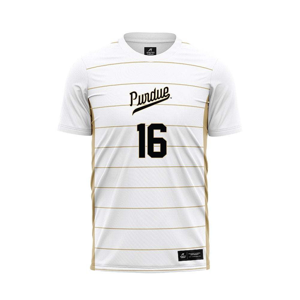 Purdue - NCAA Women's Soccer : Jayme Malanda - White Soccer Jersey-0