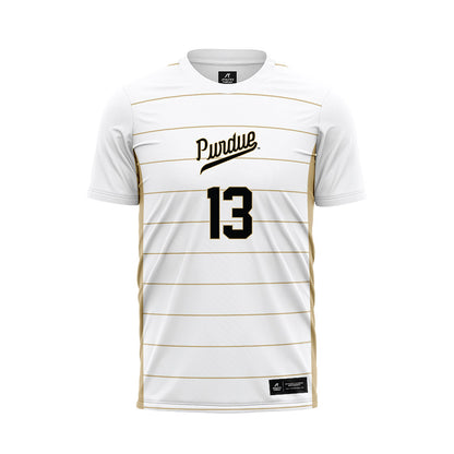 Purdue - NCAA Women's Soccer : bianca hanisch - White Soccer Jersey-0