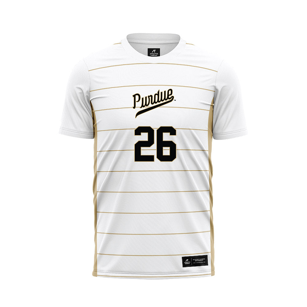 Purdue - NCAA Women's Soccer : Olivia Hall - White Soccer Jersey-0