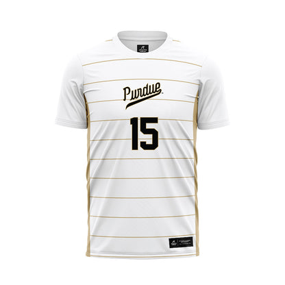 Purdue - NCAA Women's Soccer : Anisten Cabantac - White Soccer Jersey-0