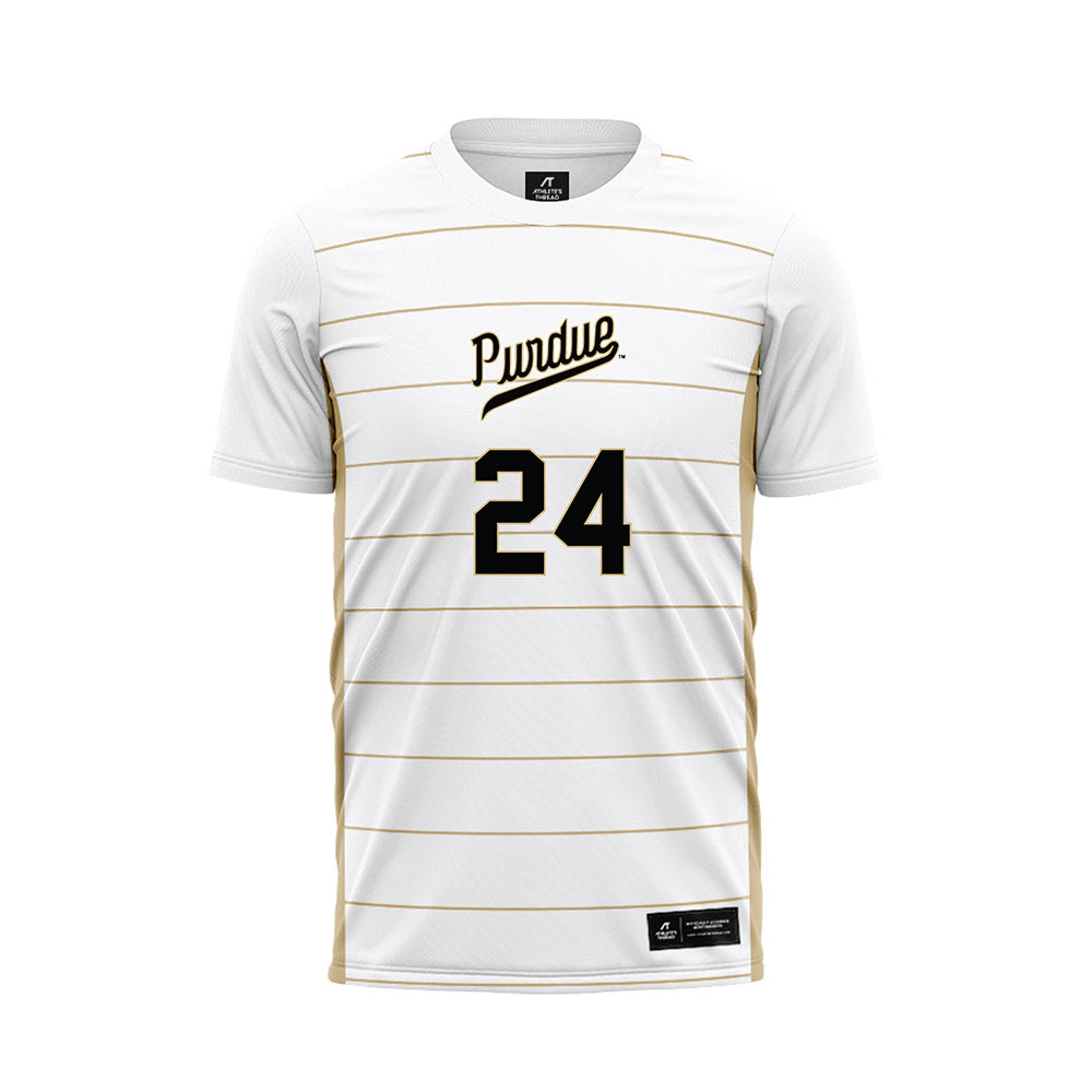 Purdue - NCAA Women's Soccer : Kayla Budish - White Soccer Jersey-0