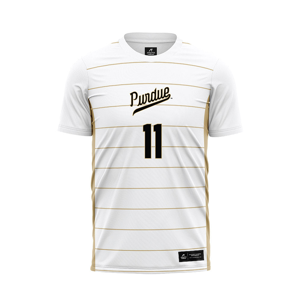 Purdue - NCAA Women's Soccer : Cherry Yu - White Soccer Jersey-0