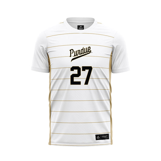 Purdue - NCAA Women's Soccer : Riley Knudsen - White Soccer Jersey-0