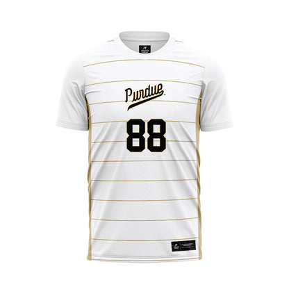 Purdue - NCAA Women's Soccer : Charlotte Huggard - White Soccer Jersey-0