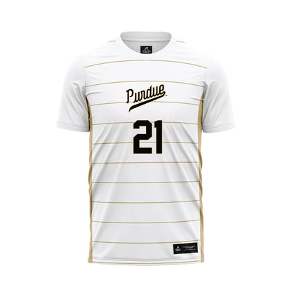 Purdue - NCAA Women's Soccer : Lauren Holleran - White Soccer Jersey-0
