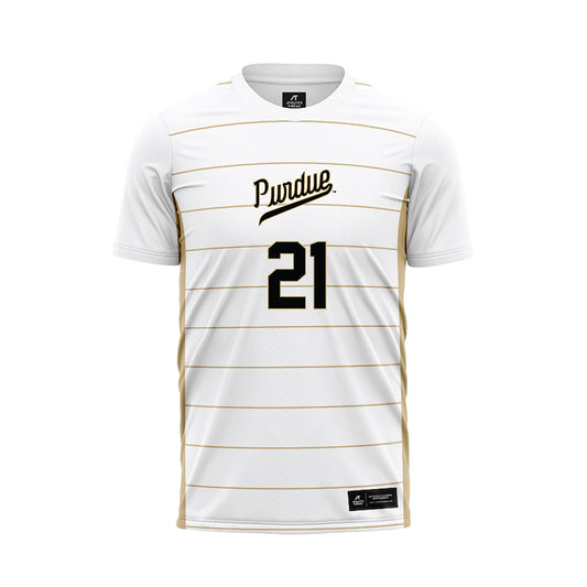 Purdue - NCAA Women's Soccer : Lauren Holleran - White Soccer Jersey-0