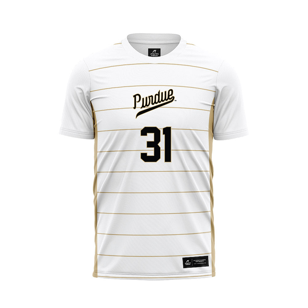 Purdue - NCAA Women's Soccer : Allyssa Turner - White Soccer Jersey-0