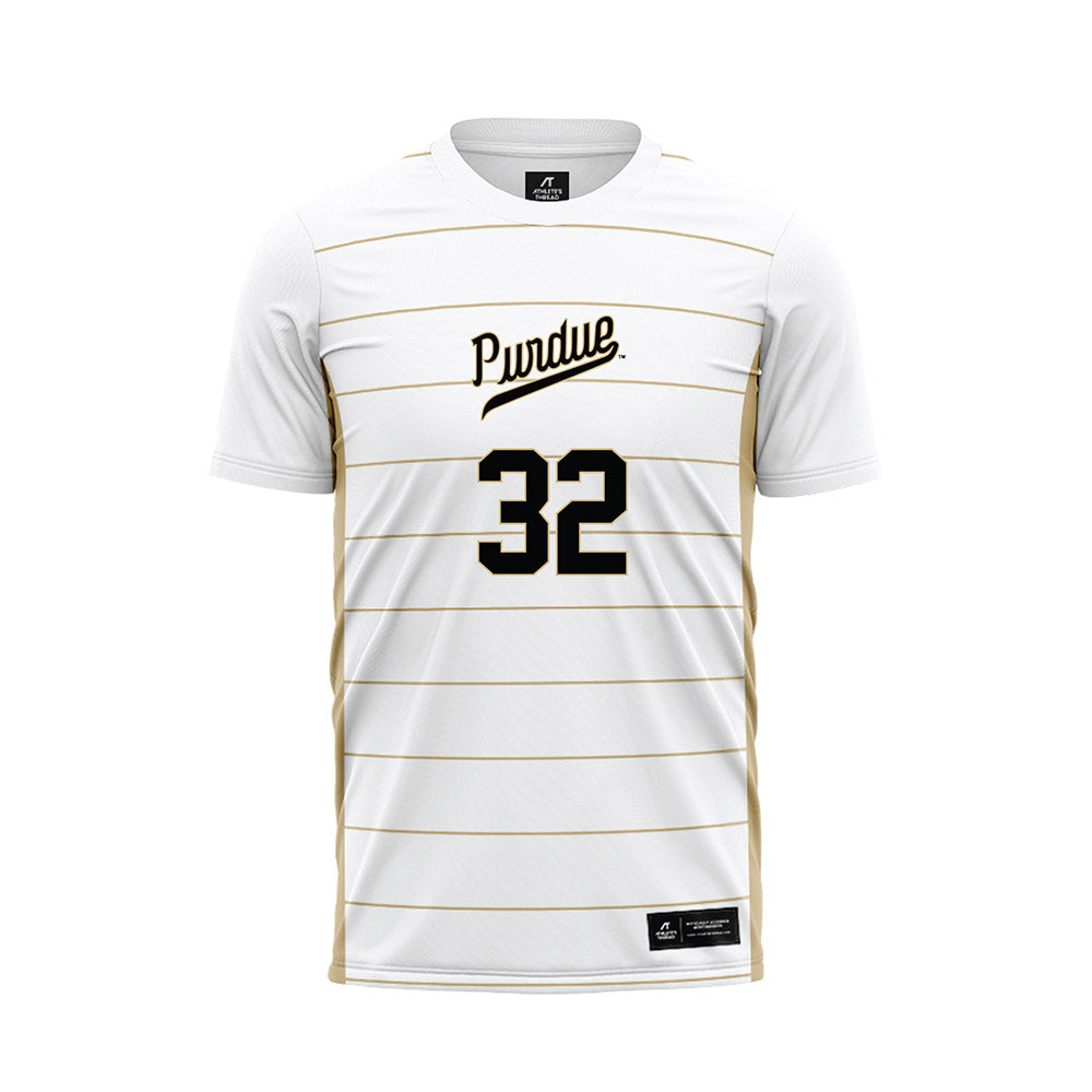 Purdue - NCAA Women's Soccer : Sydney Hunt - White Soccer Jersey-0