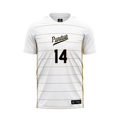 Purdue - NCAA Women's Soccer : Irene Campo - White Soccer Jersey-0