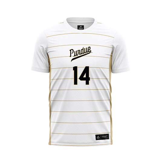 Purdue - NCAA Women's Soccer : Irene Campo - White Soccer Jersey-0