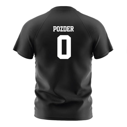 Loyola - NCAA Men's Soccer : Nemanja Pozder - Black Soccer Jersey-1
