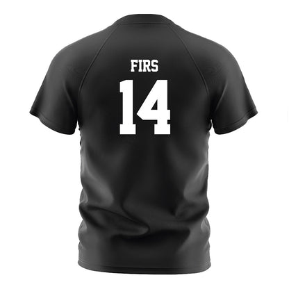 Loyola - NCAA Men's Soccer : Daniel Firs - Black Soccer Jersey-1
