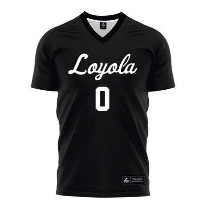 Loyola - NCAA Men's Soccer : Aidan Crawford - Black Soccer Jersey-0