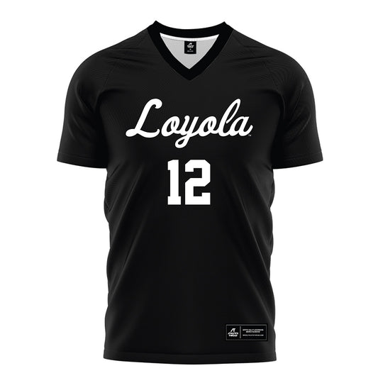 Loyola - NCAA Men's Soccer : Luka Ivancic - Black Soccer Jersey-0