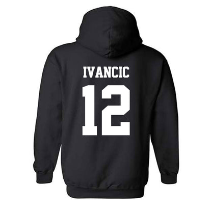 Loyola - NCAA Men's Soccer : Luka Ivancic - Replica Shersey Hooded Sweatshirt-1