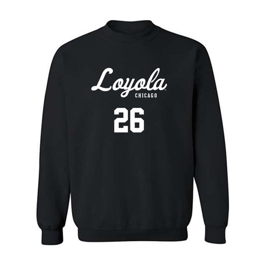 Loyola - NCAA Men's Soccer : David Siemionko - Replica Shersey Crewneck Sweatshirt-0