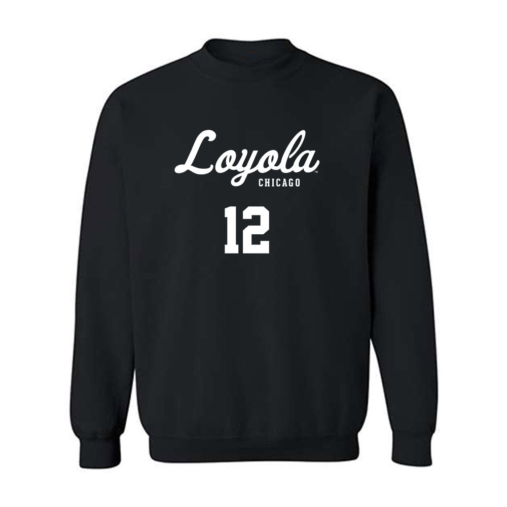 Loyola - NCAA Men's Soccer : Luka Ivancic - Replica Shersey Crewneck Sweatshirt-0