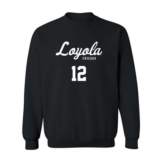 Loyola - NCAA Men's Soccer : Luka Ivancic - Replica Shersey Crewneck Sweatshirt-0