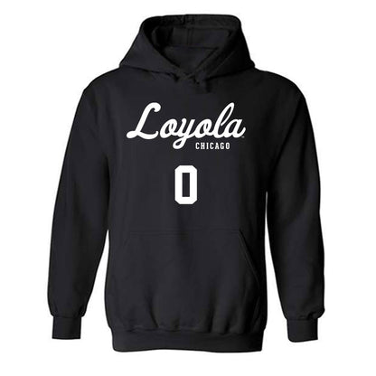 Loyola - NCAA Men's Soccer : Aidan Crawford - Replica Shersey Hooded Sweatshirt-0