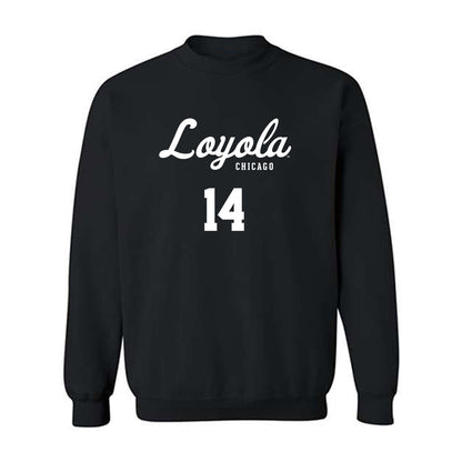 Loyola - NCAA Men's Soccer : Daniel Firs - Replica Shersey Crewneck Sweatshirt-0