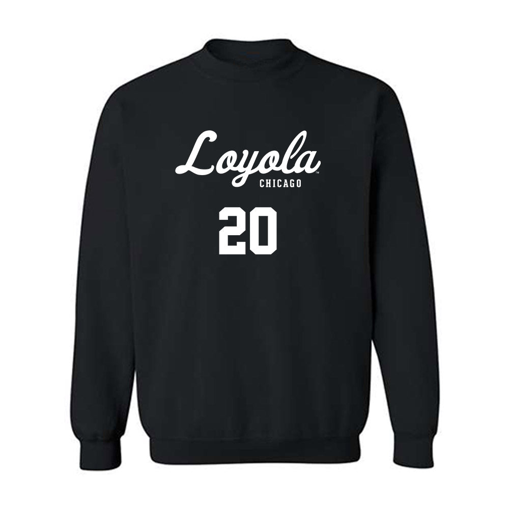 Loyola - NCAA Men's Soccer : Grant Bailey - Replica Shersey Crewneck Sweatshirt-0