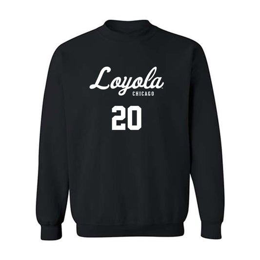 Loyola - NCAA Men's Soccer : Grant Bailey - Replica Shersey Crewneck Sweatshirt-0