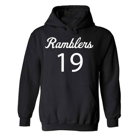 Loyola - NCAA Women's Soccer : Ava Fleming - Replica Shersey Hooded Sweatshirt-0