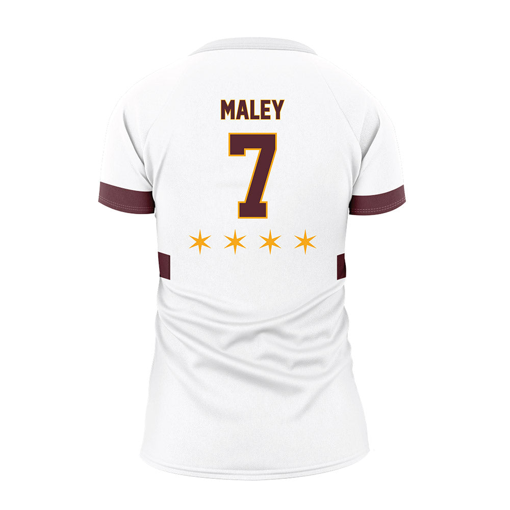 Loyola - NCAA Women's Volleyball : Kate Maley - White Volleyball Jersey-1