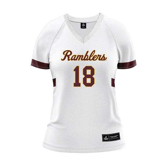 Loyola - NCAA Women's Volleyball : Claire van den Herik - White Volleyball Jersey-0