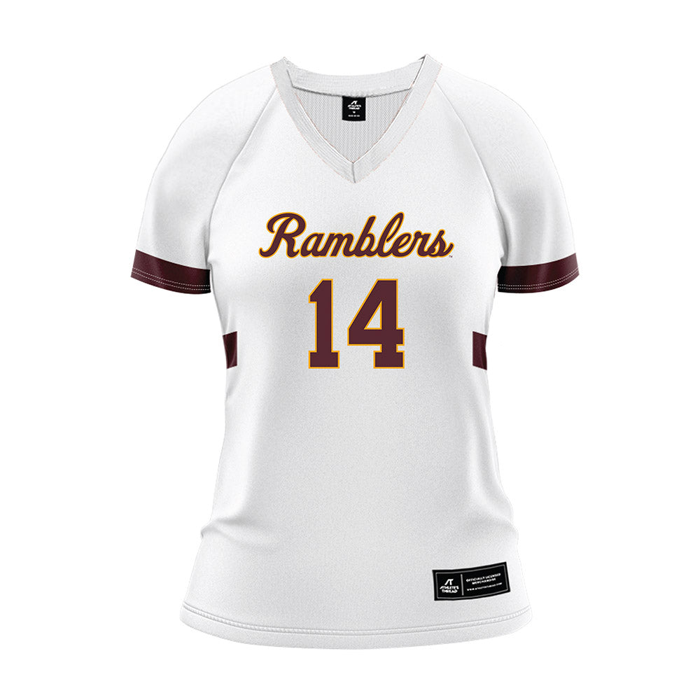 Loyola - NCAA Women's Volleyball : Ella Ramsay - 2025 White Volleyball Jersey-0