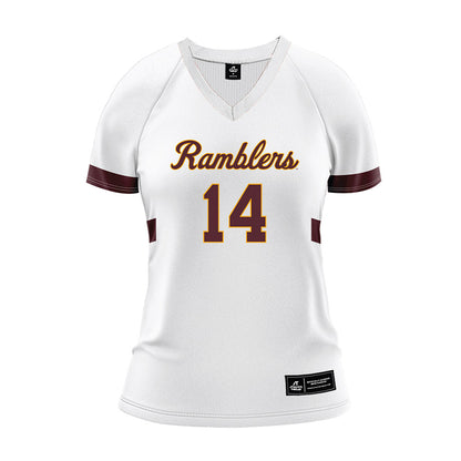 Loyola - NCAA Women's Volleyball : Ella Ramsay - 2025 White Volleyball Jersey-0