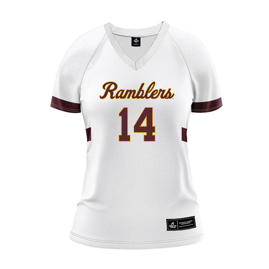 Loyola - NCAA Women's Volleyball : Ella Ramsay - 2025 White Volleyball Jersey-0