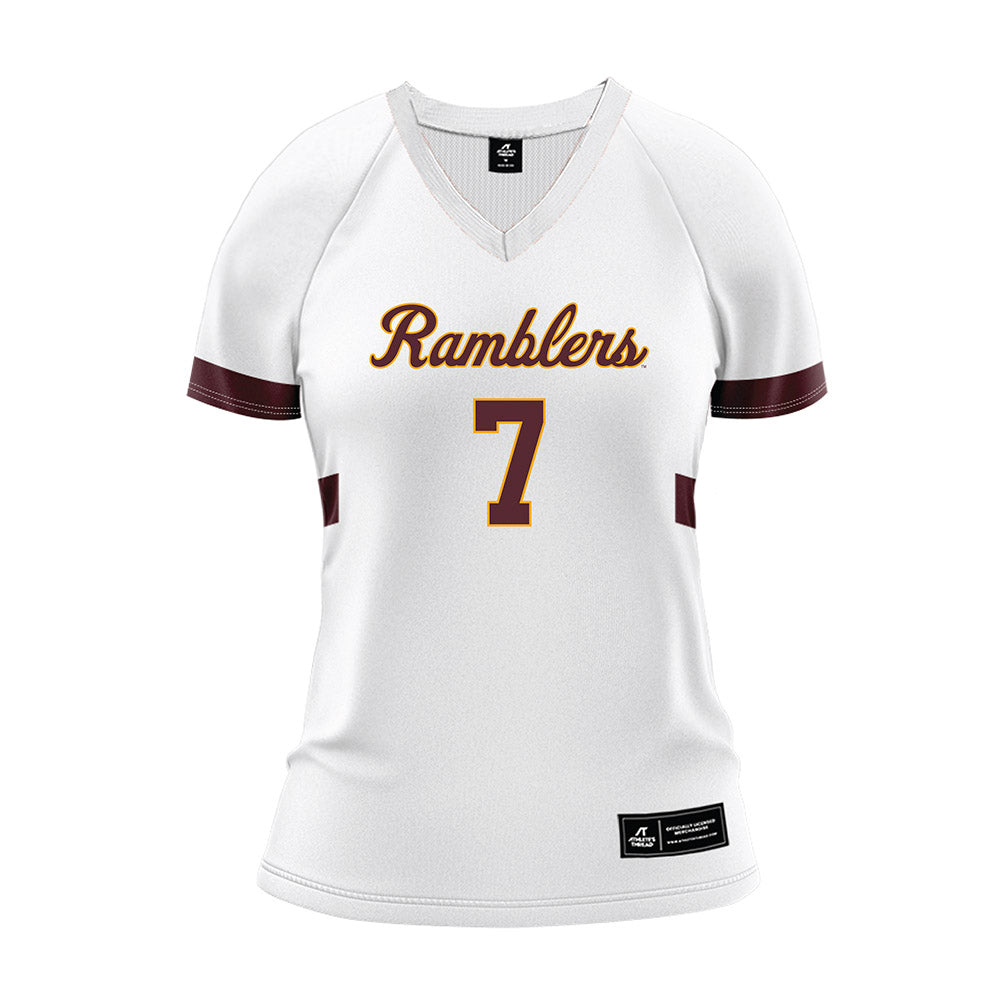 Loyola - NCAA Women's Volleyball : Kate Maley - White Volleyball Jersey-0