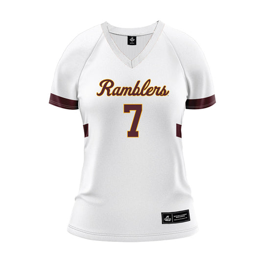 Loyola - NCAA Women's Volleyball : Kate Maley - White Volleyball Jersey-0
