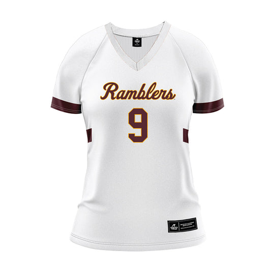 Loyola - NCAA Women's Volleyball : Kaitlyn Burke - White Volleyball Jersey-0