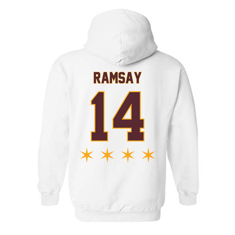 Loyola - NCAA Women's Volleyball : Ella Ramsay - 2025 Replica Shersey Hooded Sweatshirt-1