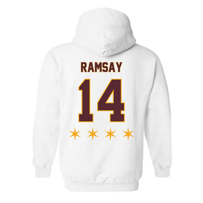 Loyola - NCAA Women's Volleyball : Ella Ramsay - 2025 Replica Shersey Hooded Sweatshirt-1