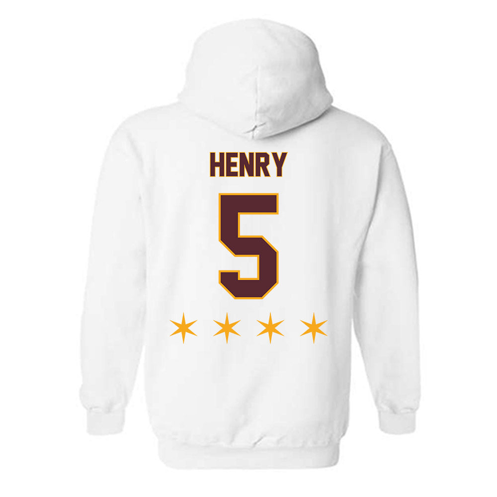 Loyola - NCAA Women's Volleyball : Emma Henry - 2025 Replica Shersey Hooded Sweatshirt-1