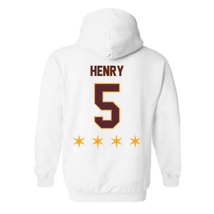 Loyola - NCAA Women's Volleyball : Emma Henry - 2025 Replica Shersey Hooded Sweatshirt-1
