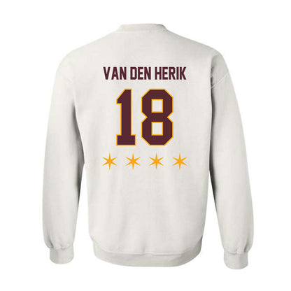Loyola - NCAA Women's Volleyball : Claire van den Herik - 2025 Replica Shersey Crewneck Sweatshirt-1