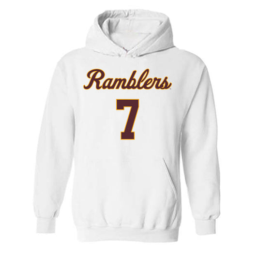 Loyola - NCAA Women's Volleyball : Kate Maley - 2025 Replica Shersey Hooded Sweatshirt-0