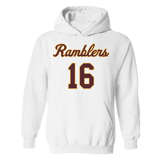Loyola - NCAA Women's Volleyball : Jordan Bruckner - 2025 Replica Shersey Hooded Sweatshirt-0