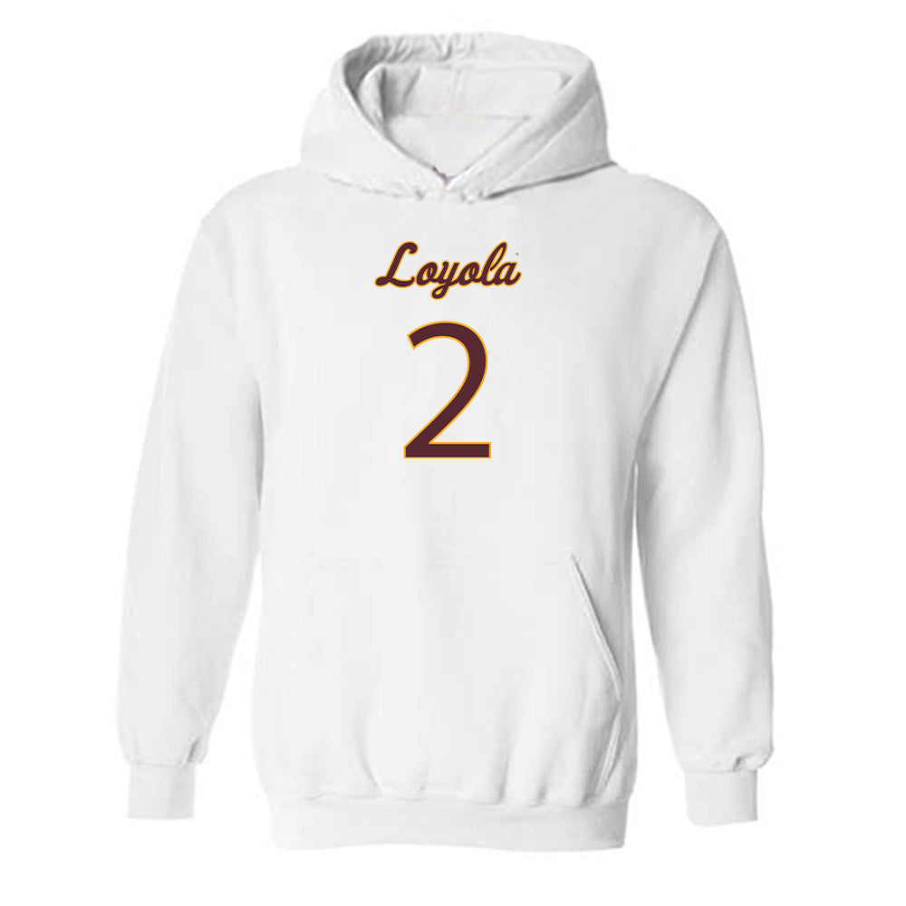 Loyola - NCAA Men's Volleyball : Benjamin Winokur - Hooded Sweatshirt-0