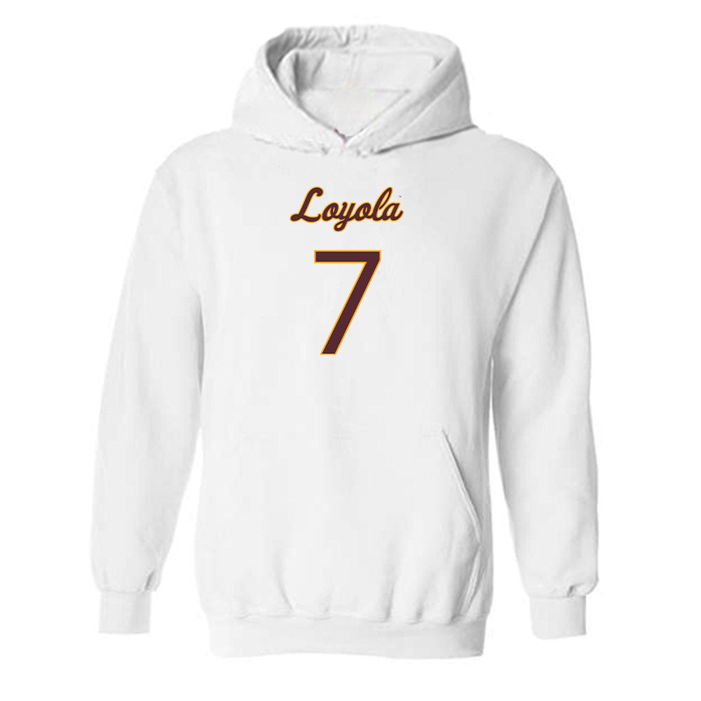 Loyola - NCAA Men's Volleyball : Jake Read - Hooded Sweatshirt-0