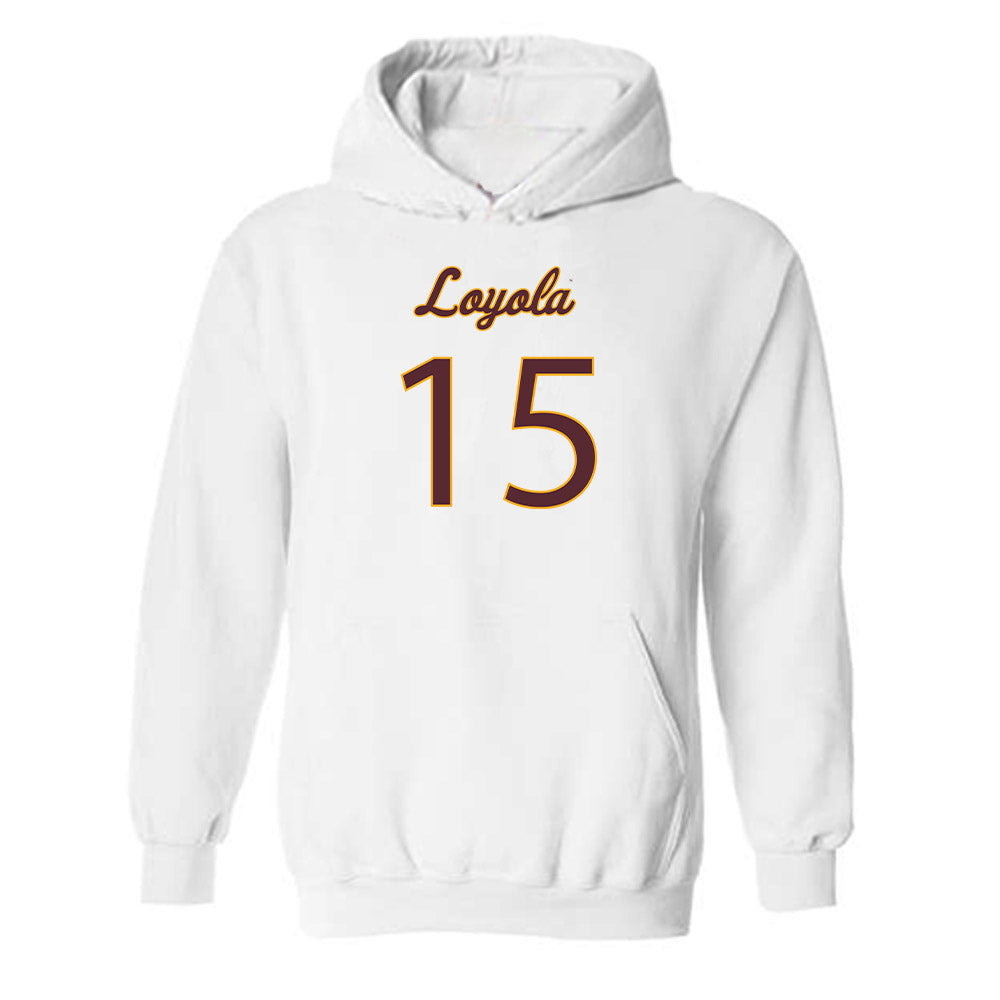 Loyola - NCAA Men's Volleyball : William Hatch - Hooded Sweatshirt-0